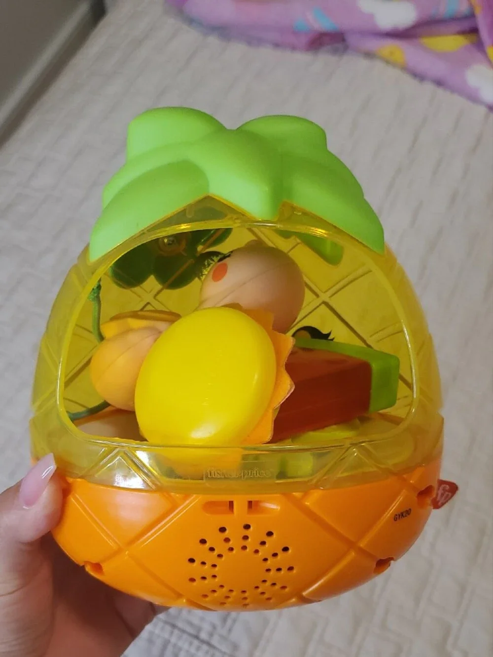 Cocomelon Learning Laptop & Pineapple Music Toy Set - Bright Green and Orange